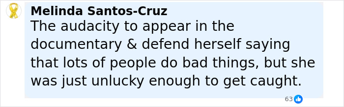Screenshot of a social media comment criticizing a mom who anonymously sent lewd texts to her daughter for a year. Screenshot of a social media comment criticizing a mom who anonymously sent lewd texts to her daughter for a year.