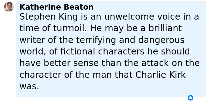 Elon Musk Has Strong One Word Response To Stephen King's False Allegation Against Charlie Kirk After His Passing Elon Musk Has Strong One Word Response To Stephen King's False Allegation Against Charlie Kirk After His Passing
