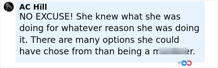 Comment from AC Hill expressing strong condemnation of a cheerleader arrested after allegedly hiding a newborn's body. Comment from AC Hill expressing strong condemnation of a cheerleader arrested after allegedly hiding a newborn's body.