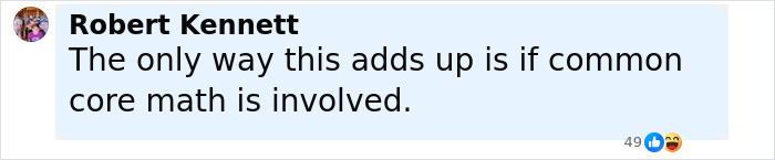 Comment from Robert Kennett humorously suggesting common core math is involved in the discussion about Charlie Kirk. Comment from Robert Kennett humorously suggesting common core math is involved in the discussion about Charlie Kirk.