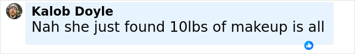 Comment by Kalob Doyle saying nah she just found 10lbs of makeup is all discussing Martha Stewart plastic surgery rumors. Comment by Kalob Doyle saying nah she just found 10lbs of makeup is all discussing Martha Stewart plastic surgery rumors.