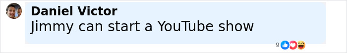 Screenshot of a Facebook comment by Daniel Victor discussing Jimmy Kimmel’s potential new YouTube show after suspension. Screenshot of a Facebook comment by Daniel Victor discussing Jimmy Kimmel’s potential new YouTube show after suspension.