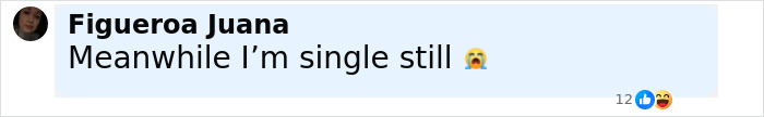 Comment by Figueroa Juana saying Meanwhile I’m single still with a crying emoji, expressing feelings on relationships. Comment by Figueroa Juana saying Meanwhile I’m single still with a crying emoji, expressing feelings on relationships.