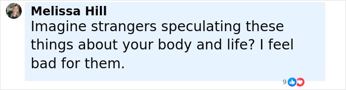 Comment by Melissa Hill expressing empathy about strangers speculating on the body and life of conjoined twins Abby and Brittany. Comment by Melissa Hill expressing empathy about strangers speculating on the body and life of conjoined twins Abby and Brittany.