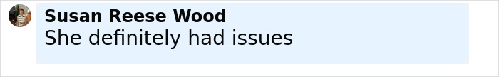 Comment on social media by Susan Reese Wood discussing a cheerleader involved in a baby belly incident. Comment on social media by Susan Reese Wood discussing a cheerleader involved in a baby belly incident.