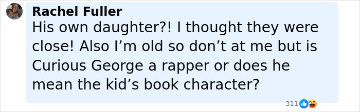 Comment expressing shock over Kanye West listing his daughter North on a public betrayal list, sparking fan disgust. Comment expressing shock over Kanye West listing his daughter North on a public betrayal list, sparking fan disgust.