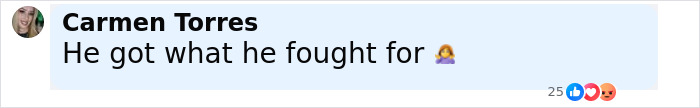 Comment by Carmen Torres saying He got what he fought for with emoji, related to Iryna Zarutska and Charlie Kirk brutal crime. Comment by Carmen Torres saying He got what he fought for with emoji, related to Iryna Zarutska and Charlie Kirk brutal crime.