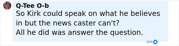 Commentator who made unacceptable Charlie Kirk remarks after Utah tragedy posted on social media defending Kirk’s speech. Commentator who made unacceptable Charlie Kirk remarks after Utah tragedy posted on social media defending Kirk’s speech.