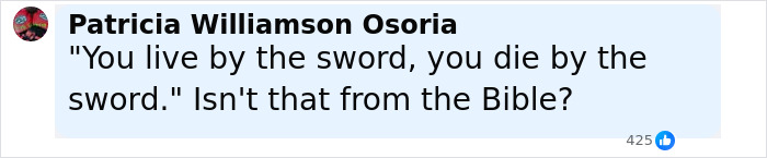 Commentator Patricia Williamson Osoria commenting on a biblical phrase after Utah tragedy remarks controversy. Commentator Patricia Williamson Osoria commenting on a biblical phrase after Utah tragedy remarks controversy.