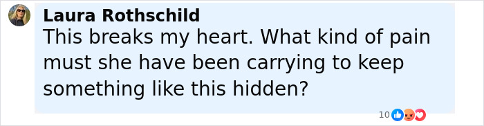 Comment about pain and hiding secret, related to cheerleader who stuffed newborn in her closet story. Comment about pain and hiding secret, related to cheerleader who stuffed newborn in her closet story.