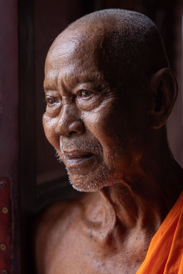 Elderly Monk In Southern Vietnam