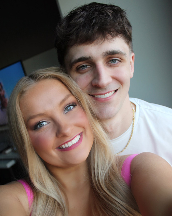 Young couple smiling close together, related to Kentucky cheerleader baby experts weighing in on the situation. Young couple smiling close together, related to Kentucky cheerleader baby experts weighing in on the situation.