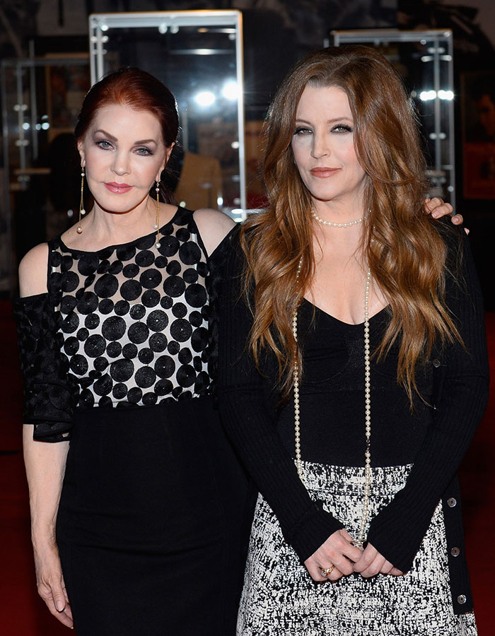 Priscilla Presley and Lisa Marie Presley posing together, related to lawsuit revealing heartbreaking final moments. Priscilla Presley and Lisa Marie Presley posing together, related to lawsuit revealing heartbreaking final moments.