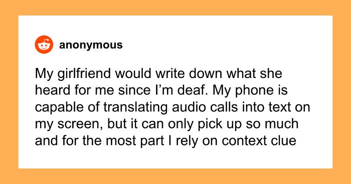 Deaf Man’s Girlfriend Helps Translate Rude Comments He Can’t Hear, He Cuts Off Friend And His Wife