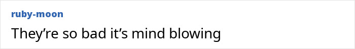 Text post reading They’re so bad it’s mind blowing with username ruby-moon in blue above it, relating to Rihanna fans urging her to change cruel name given to newborn daughter. Text post reading They’re so bad it’s mind blowing with username ruby-moon in blue above it, relating to Rihanna fans urging her to change cruel name given to newborn daughter.