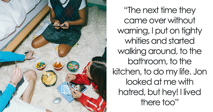 Roommate’s Guests Won’t Stop Coming Over, So This Guy Fights Back Using Only His Underwear