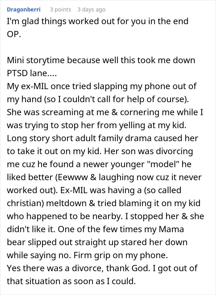 Screenshot of a personal story about emotional struggles revealing what husband really thinks of her body. Screenshot of a personal story about emotional struggles revealing what husband really thinks of her body.