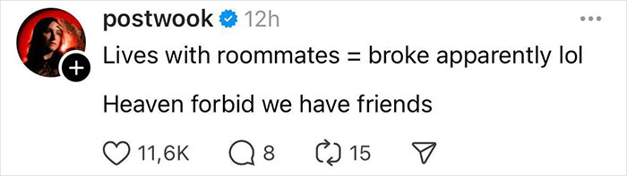 Social media post responding to claims about Elon Musk’s transgender daughter living with roommates and financial status. Social media post responding to claims about Elon Musk’s transgender daughter living with roommates and financial status.