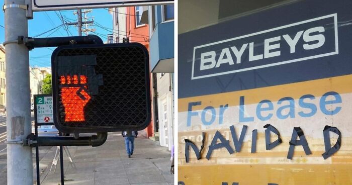 50 Acts Of Harmless Vandalism That Spread More Joy Instead Of Anger, Captured In Random Places