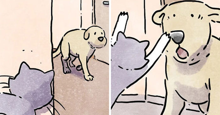 Artist Shares Adorable And Funny Comics Of Life With Pets (6 New Stories)
