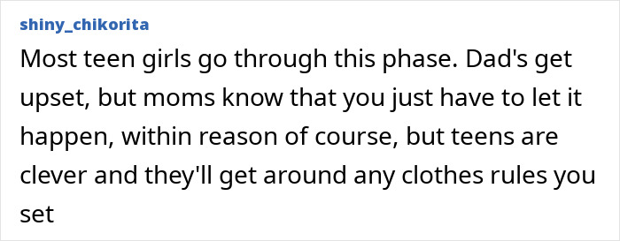 Text post from user shiny_chikorita discussing teen girls, parenting approaches, and clothing rules related to Kanye West’s warning about daughter North’s online life. Text post from user shiny_chikorita discussing teen girls, parenting approaches, and clothing rules related to Kanye West’s warning about daughter North’s online life.
