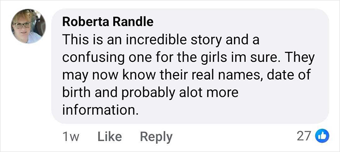 Comment on miracle sisters discovered alive 36 years after being reported missing, expressing amazement and confusion. Comment on miracle sisters discovered alive 36 years after being reported missing, expressing amazement and confusion.