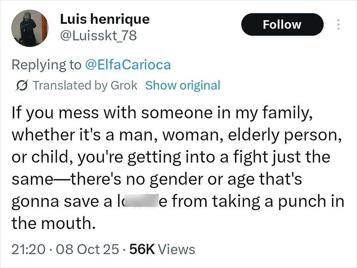 Tweet about protecting family and children, highlighting themes of children come first and defending against threats. Tweet about protecting family and children, highlighting themes of children come first and defending against threats.