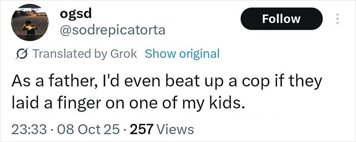 Screenshot of a tweet expressing strong protection of children, reflecting the theme children come first in a viral debate. Screenshot of a tweet expressing strong protection of children, reflecting the theme children come first in a viral debate.