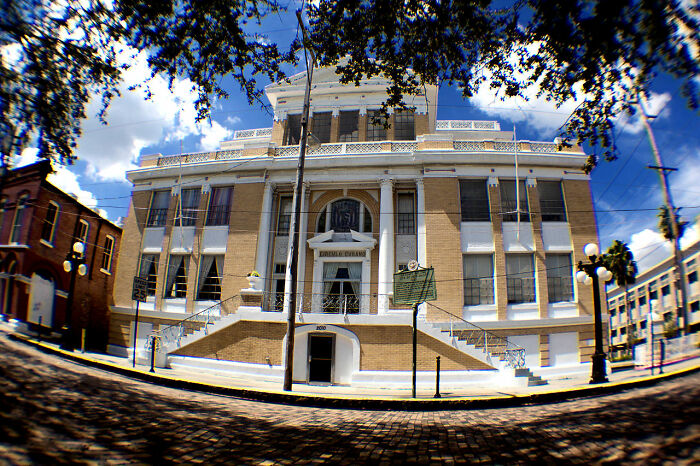 Historic spooky destination with haunting architecture under a bright sky, perfect for eerie Halloween visits.