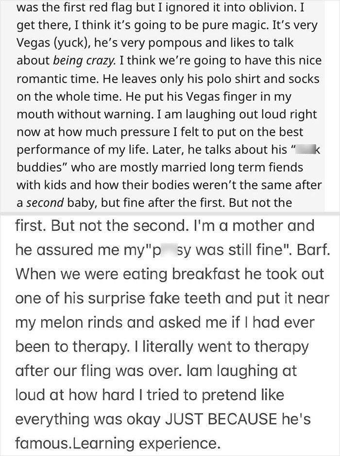 Text excerpt describing David Harbour's atrocious interaction with a woman half his age, sparking viral attention. Text excerpt describing David Harbour's atrocious interaction with a woman half his age, sparking viral attention.