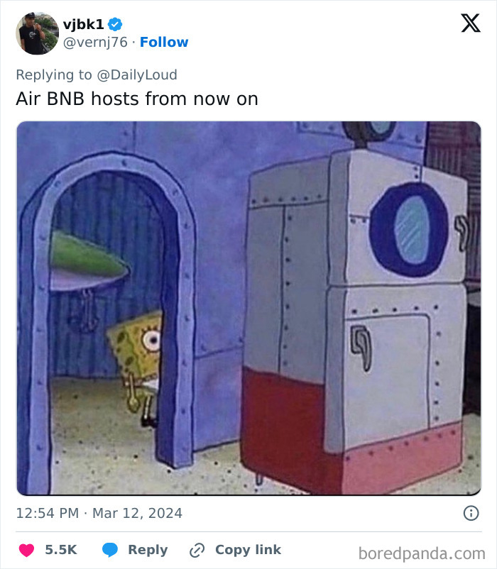 Cartoon character cautiously peeking out from behind a door, symbolizing family rushing out of rental house after disturbing discovery. Cartoon character cautiously peeking out from behind a door, symbolizing family rushing out of rental house after disturbing discovery.