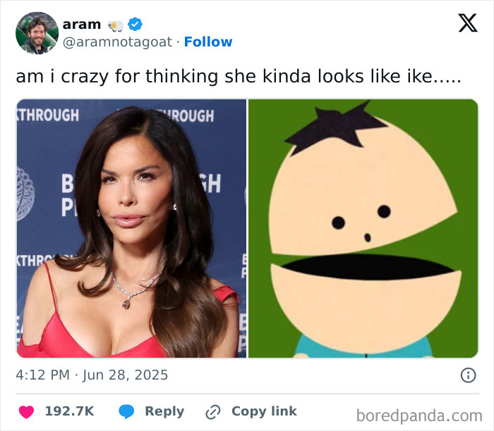 Comparison meme showing a woman next to a cartoon character, featuring funny and relatable TV memes humor.