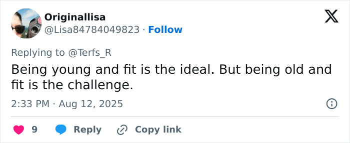 Social media post commenting on fitness ideals amid Nelly Furtado quitting music due to online body-shaming a***e. Social media post commenting on fitness ideals amid Nelly Furtado quitting music due to online body-shaming a***e.