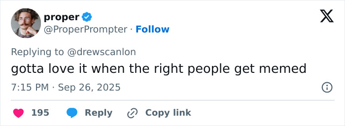 Man behind blinking guy GIF with glasses and mustache shares a tweet about internet memes on social media platform. Man behind blinking guy GIF with glasses and mustache shares a tweet about internet memes on social media platform.