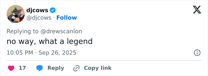 Screenshot of a tweet praising the man behind the blinking guy GIF, recognizing his internet star status years later. Screenshot of a tweet praising the man behind the blinking guy GIF, recognizing his internet star status years later.