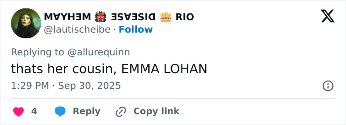 Social media reply discussing Emma Stone's Louis Vuitton photos and the resulting plastic surgery speculation frenzy. Social media reply discussing Emma Stone's Louis Vuitton photos and the resulting plastic surgery speculation frenzy.