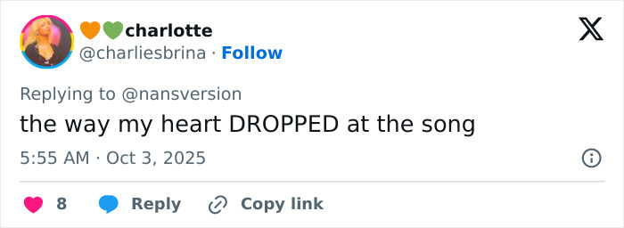 Twitter post from a Taylor Swift fan expressing emotional reaction to a song, highlighting Taylor Swift fans in tears. Twitter post from a Taylor Swift fan expressing emotional reaction to a song, highlighting Taylor Swift fans in tears.