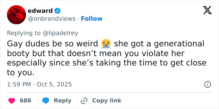 Tweet from user edward reacting to inappropriate behavior towards Dua Lipa, sparking massive outrage on social media. Tweet from user edward reacting to inappropriate behavior towards Dua Lipa, sparking massive outrage on social media.