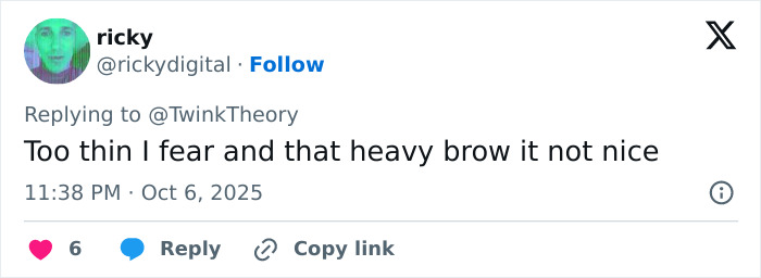 Image showing a social media comment reacting to Mandy Moore's unrecognizable new look with concerns about her appearance. Image showing a social media comment reacting to Mandy Moore's unrecognizable new look with concerns about her appearance.