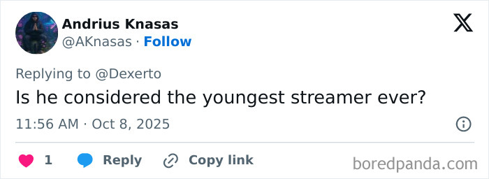 Tweet on screen discussing a young streamer, related to a woman giving birth on Twitch livestream sparking debate. Tweet on screen discussing a young streamer, related to a woman giving birth on Twitch livestream sparking debate.