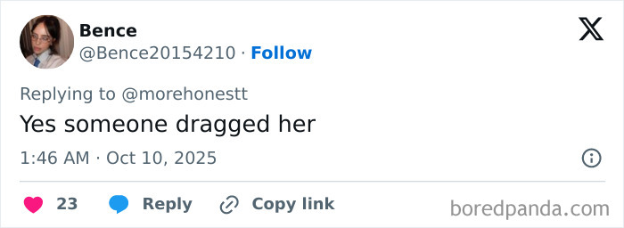 Screenshot of a tweet replying to an incident where a man tries to snatch Billie Eilish at a Miami concert, outraging fans. Screenshot of a tweet replying to an incident where a man tries to snatch Billie Eilish at a Miami concert, outraging fans.
