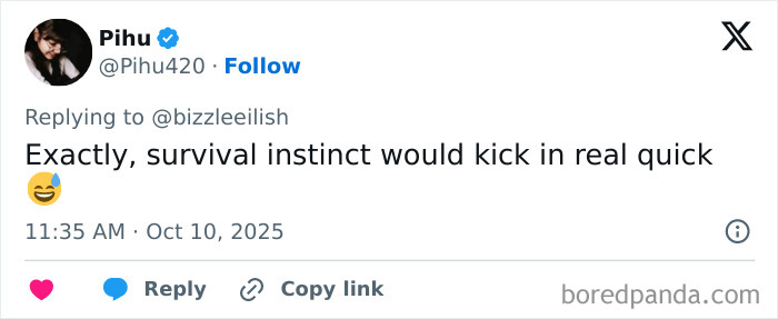 Screenshot of a Twitter reply reacting to fans outraged after a man tries to snatch Billie Eilish at Miami concert. Screenshot of a Twitter reply reacting to fans outraged after a man tries to snatch Billie Eilish at Miami concert.
