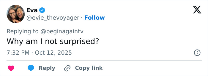 Screenshot of Twitter reply by Eva reacting to viral post about Taylor Swift $40 Life Of A Showgirl hairbrush criticism. Screenshot of Twitter reply by Eva reacting to viral post about Taylor Swift $40 Life Of A Showgirl hairbrush criticism.