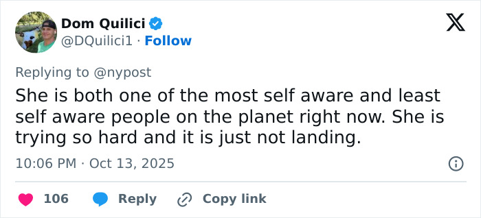 Screenshot of a tweet criticizing Meghan Markle's behavior related to Paris Fashion Week and Balenciaga designer comments. Screenshot of a tweet criticizing Meghan Markle's behavior related to Paris Fashion Week and Balenciaga designer comments.