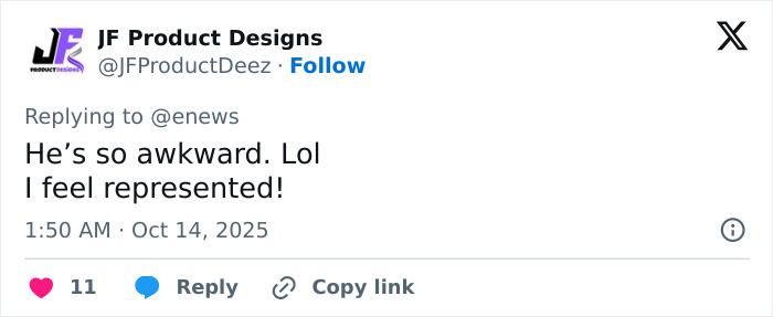 Tweet by JF Product Designs expressing amusement about Keanu Reeves finally breaking silence on Alexandra Grant marriage rumors. Tweet by JF Product Designs expressing amusement about Keanu Reeves finally breaking silence on Alexandra Grant marriage rumors.