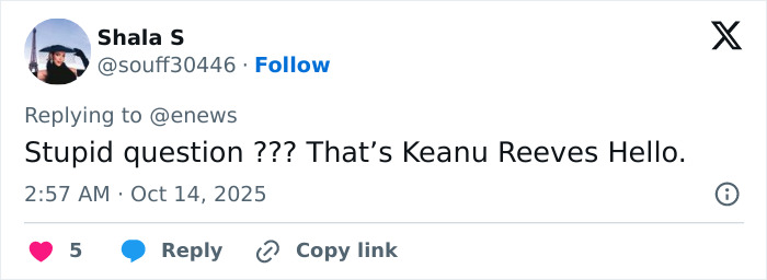 Keanu Reeves responding to rumors, sharing brief message amid Alexandra Grant marriage speculation on social media platform. Keanu Reeves responding to rumors, sharing brief message amid Alexandra Grant marriage speculation on social media platform.