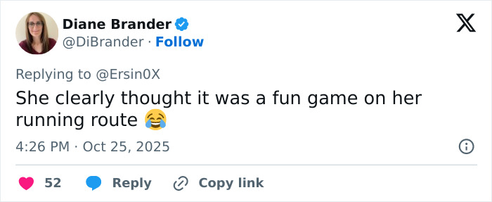 Screenshot of a tweet reacting to viral footage showing an unhinged woman attacking neighbor's Halloween witches twice.