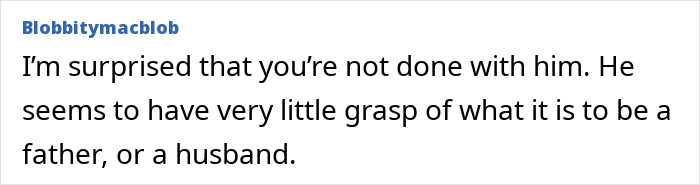 Comment about a mom-to-be feeling ignored by her husband who’s at the gym while she does cardio with a toddler and vacuum. Comment about a mom-to-be feeling ignored by her husband who’s at the gym while she does cardio with a toddler and vacuum.