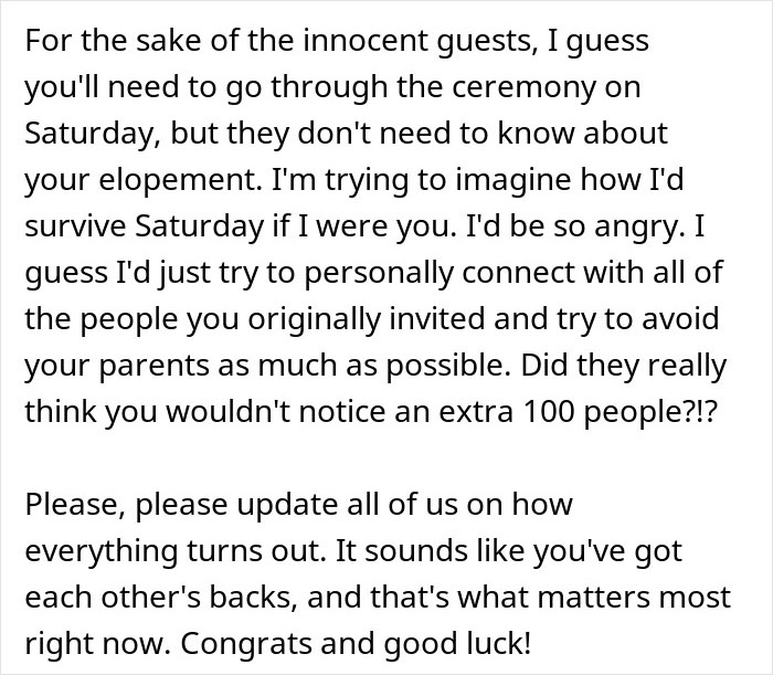 Couple discovers wedding sabotage by parents days before ceremony, facing unexpected challenges and extra guests at their event.