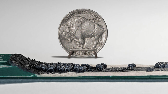 50 Tiny Bison, One Pencil: Here's My Most Ambitious Micro-Carving Yet 50 Tiny Bison, One Pencil: Here's My Most Ambitious Micro-Carving Yet